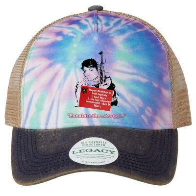Bes D. Marx Escalate The Struggle Legacy Tie Dye Trucker Hat