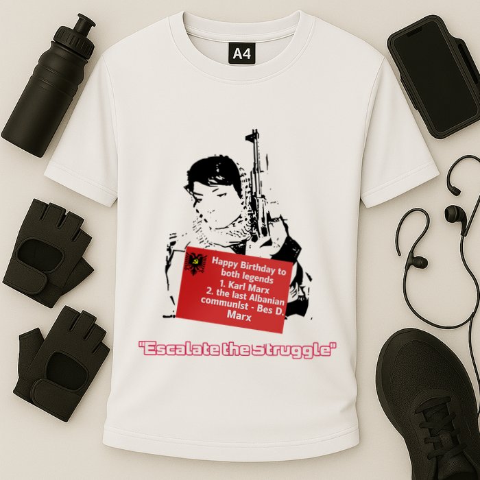 Bes D. Marx Escalate The Struggle Cooling Performance Crew T-Shirt