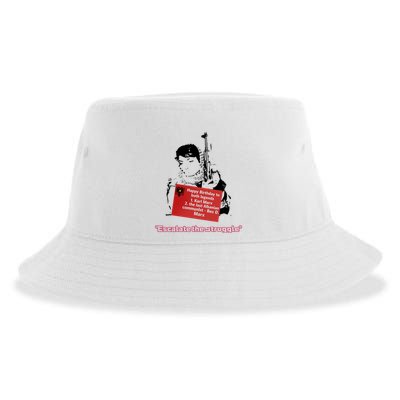 Bes D. Marx Escalate The Struggle Sustainable Bucket Hat