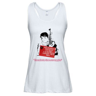 Bes D. Marx Escalate The Struggle Ladies Essential Flowy Tank