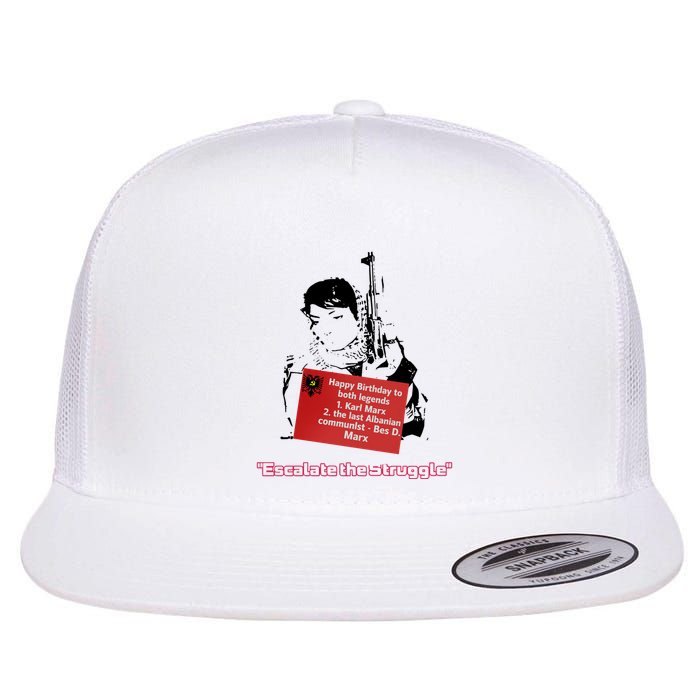 Bes D. Marx Escalate The Struggle Flat Bill Trucker Hat