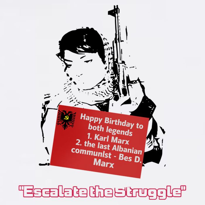 Bes D. Marx Escalate The Struggle Flat Bill Trucker Hat