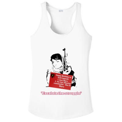 Bes D. Marx Escalate The Struggle Ladies PosiCharge Competitor Racerback Tank