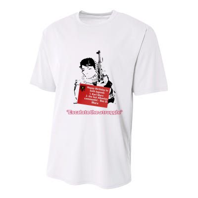 Bes D. Marx Escalate The Struggle Youth Performance Sprint T-Shirt