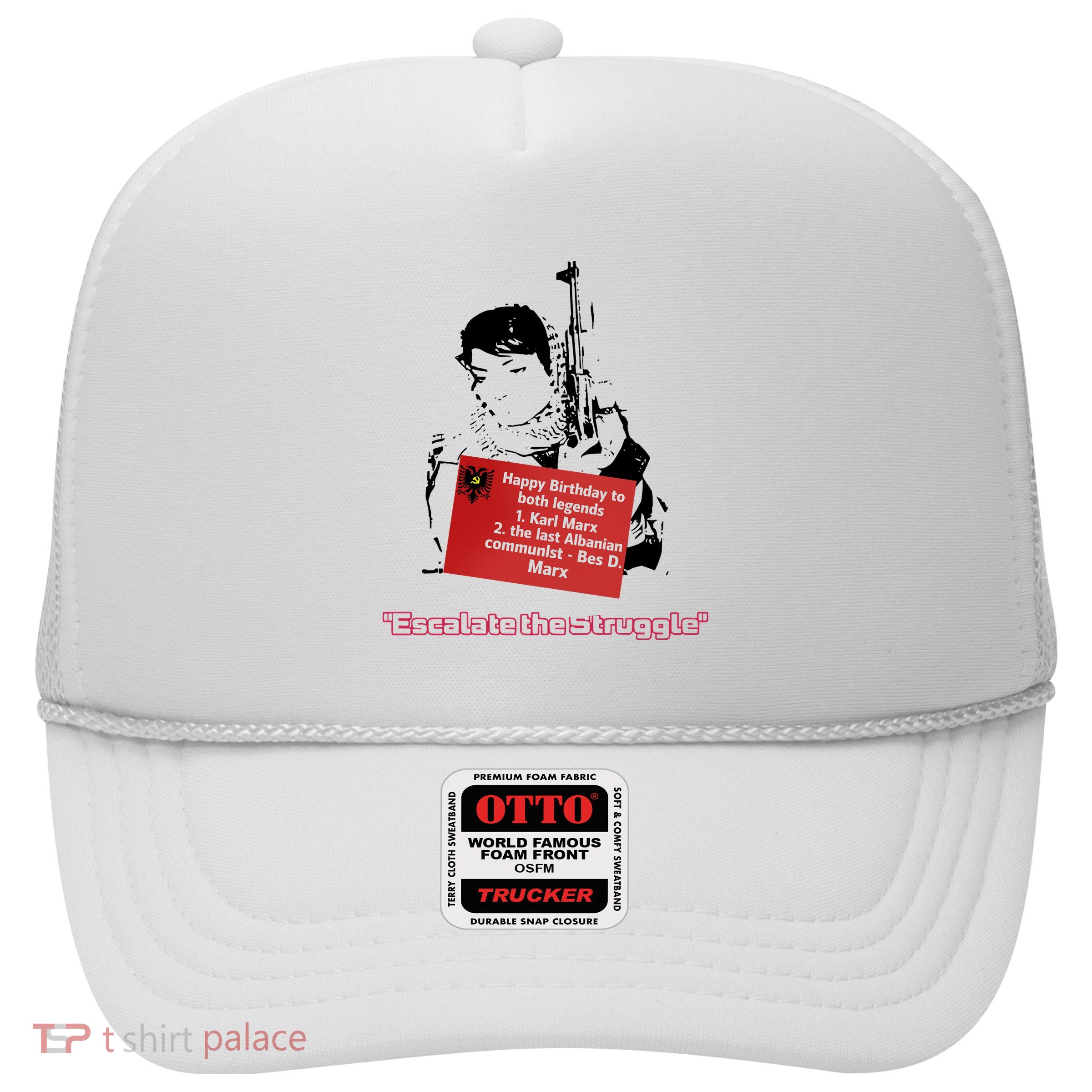 Bes D. Marx Escalate The Struggle Trucker Hat