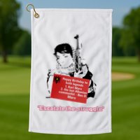 Bes D. Marx Escalate The Struggle Golf Towel