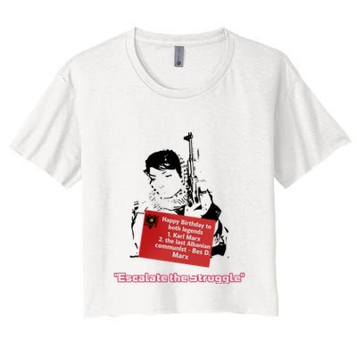Bes D. Marx Escalate The Struggle Crop Top