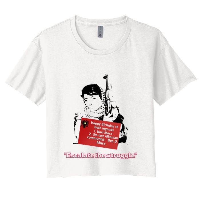 Bes D. Marx Escalate The Struggle Crop Top
