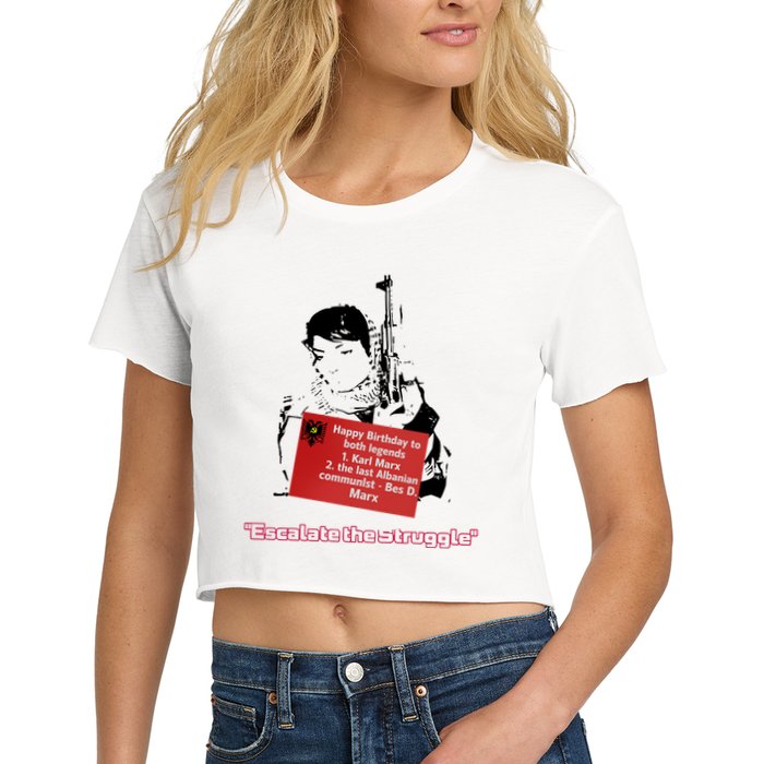 Bes D. Marx Escalate The Struggle Crop Top