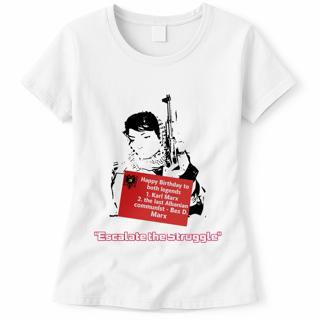 Bes D. Marx Escalate The Struggle Womens T-Shirt