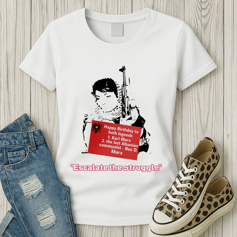 Bes D. Marx Escalate The Struggle Womens T-Shirt