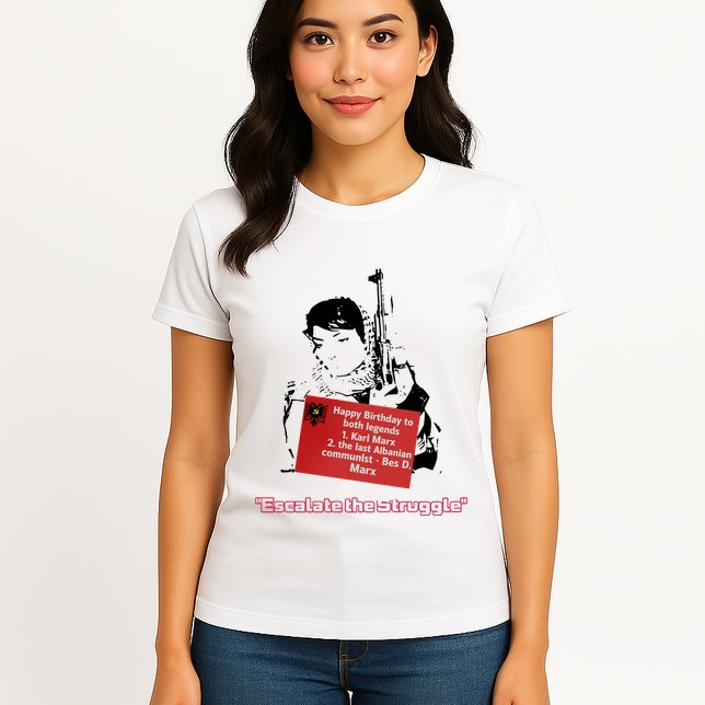 Bes D. Marx Escalate The Struggle Womens T-Shirt
