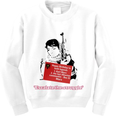 Bes D. Marx Escalate The Struggle Kids Sweatshirt