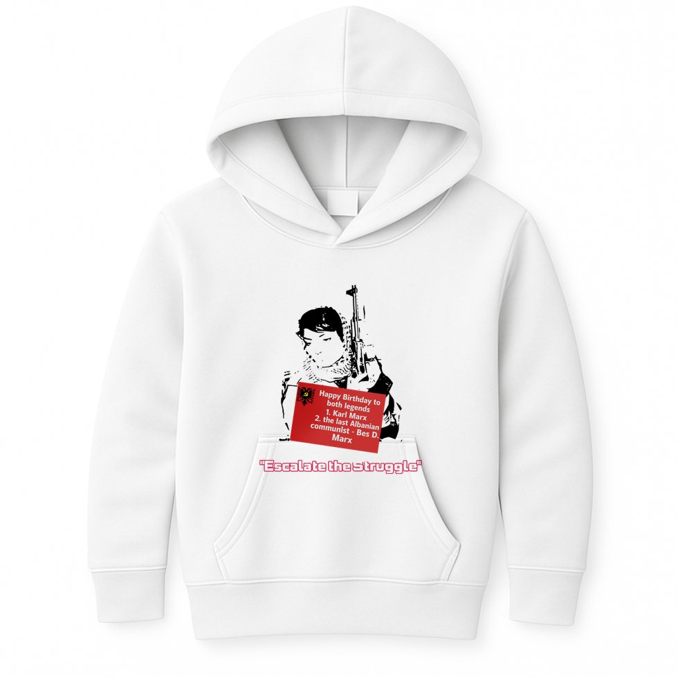 Bes D. Marx Escalate The Struggle Kids Hoodie