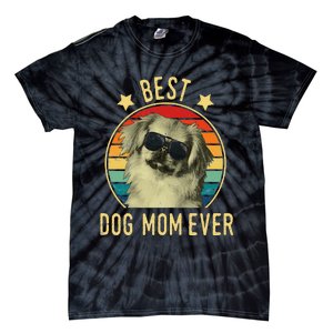 Best Dog Mom Ever Pekingese Mother's Day Gift Tie-Dye T-Shirt