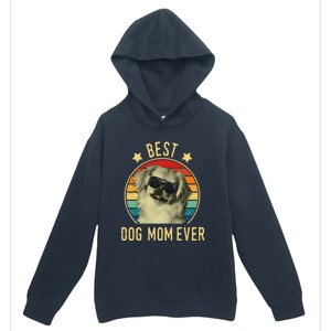 Best Dog Mom Ever Pekingese Mother's Day Gift Urban Pullover Hoodie