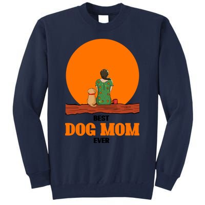 Best Dog Mom Ever Tall Sweatshirt