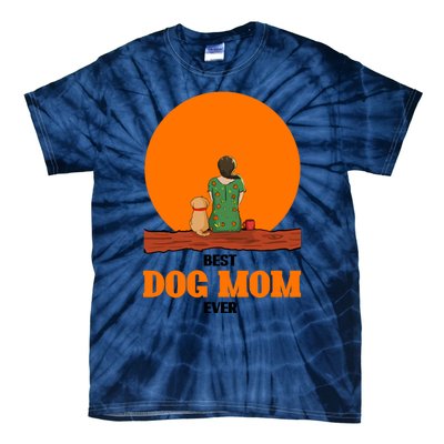 Best Dog Mom Ever Tie-Dye T-Shirt