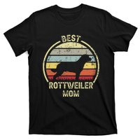 Best Dog Mother Mom - Vintage Rottie Rottweiler T-Shirt