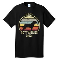 Best Dog Mother Mom - Vintage Rottie Rottweiler Tall T-Shirt