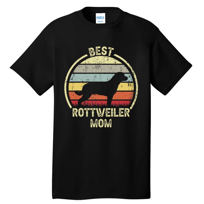 Best Dog Mother Mom - Vintage Rottie Rottweiler Tall T-Shirt