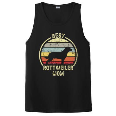 Best Dog Mother Mom - Vintage Rottie Rottweiler PosiCharge Competitor Tank