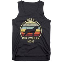 Best Dog Mother Mom - Vintage Rottie Rottweiler Tank Top