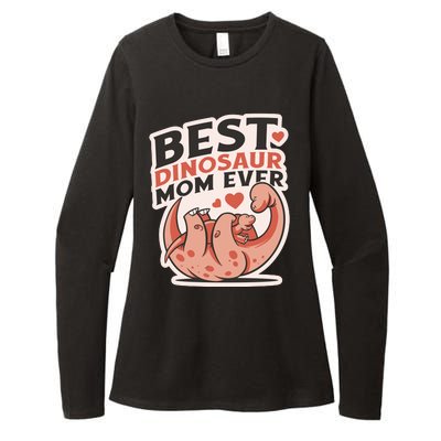 Best Dinosaur Mom Ever Mamasaurus Womens CVC Long Sleeve Shirt