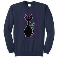 Be Dark Mysterious Spooky Fabulous! Halloween Black Cat Sweatshirt