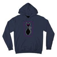 Be Dark Mysterious Spooky Fabulous! Halloween Black Cat Tall Hoodie