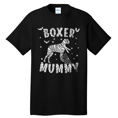 Boxer dog Mummy Halloween Tall T-Shirt