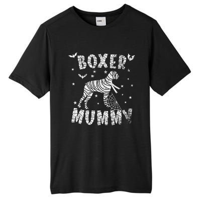 Boxer dog Mummy Halloween Tall Fusion ChromaSoft Performance T-Shirt