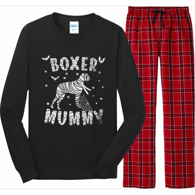 Boxer dog Mummy Halloween Long Sleeve Pajama Set