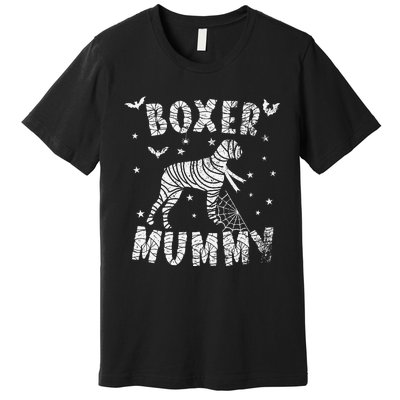 Boxer dog Mummy Halloween Premium T-Shirt