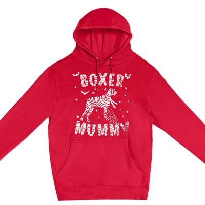 Boxer dog Mummy Halloween Premium Pullover Hoodie