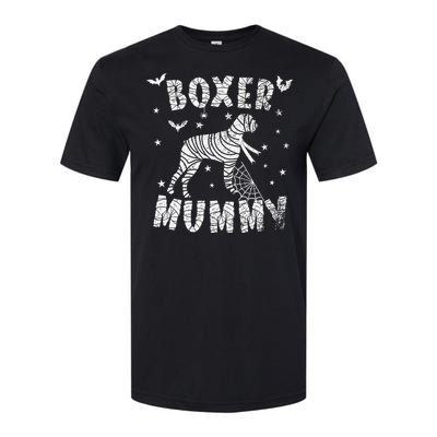 Boxer dog Mummy Halloween Softstyle CVC T-Shirt