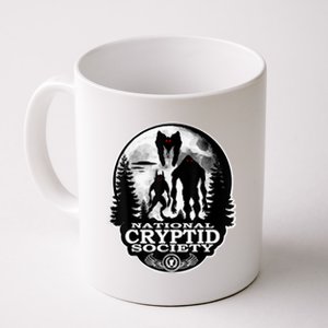 Bigfoot Dogman Mothman Ufo; National Cryptid Society Logo Coffee Mug