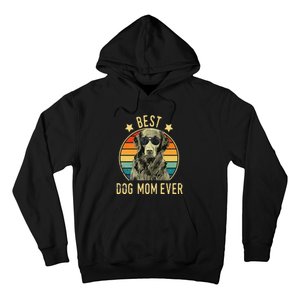 Best Dog Mom Ever FlatCoated Retriever Mother's Day Gift Hoodie