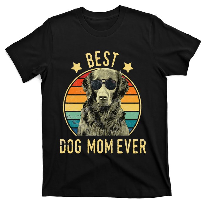 Best Dog Mom Ever FlatCoated Retriever Mother's Day Gift T-Shirt