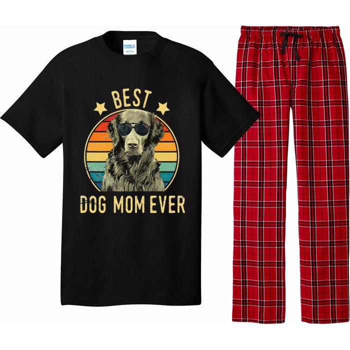 Best Dog Mom Ever FlatCoated Retriever Mother's Day Gift Pajama Set