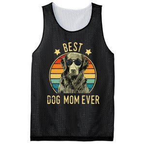 Best Dog Mom Ever FlatCoated Retriever Mother's Day Gift Mesh Reversible Basketball Jersey Tank