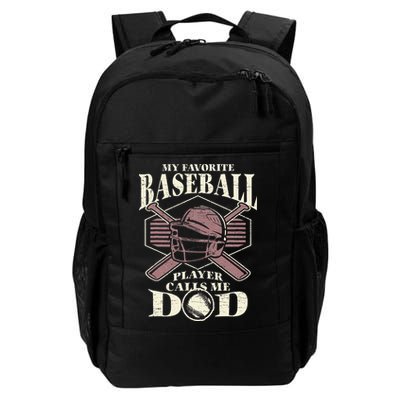 Baseball Dad My Favorite Baseball Player Calls Me Dad Backpack