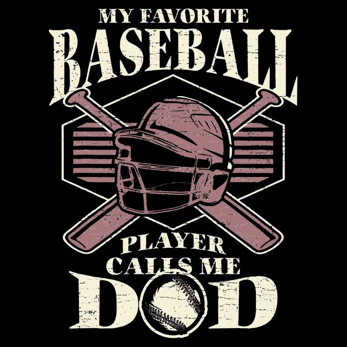 Baseball Dad My Favorite Baseball Player Calls Me Dad 16 in Basic Backpack
