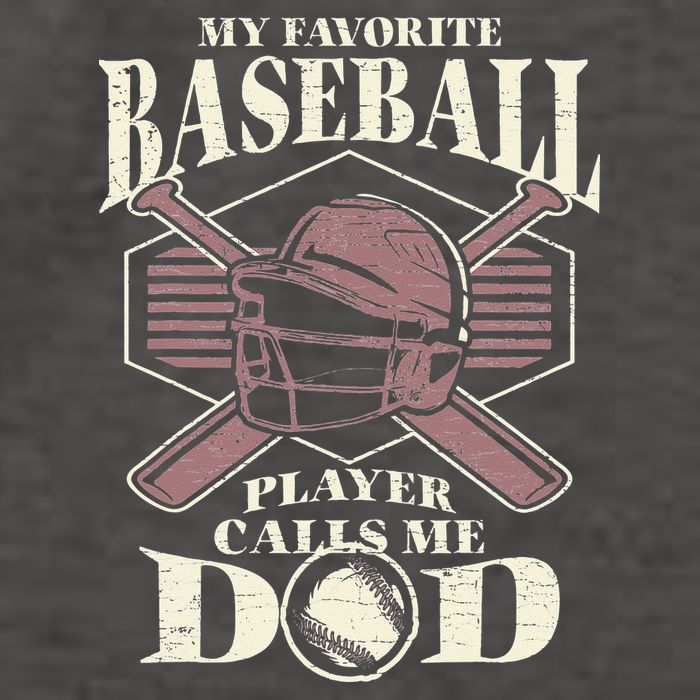 Baseball Dad My Favorite Baseball Player Calls Me Dad Vector Backpack