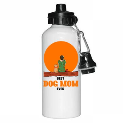 Best Dog Mom Ever Aluminum Water Bottle 