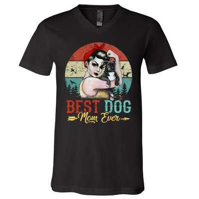 Best Dog Mom Ever V-Neck T-Shirt