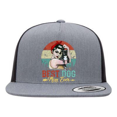 Best Dog Mom Ever Flat Bill Trucker Hat