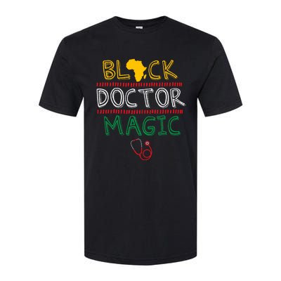 Black Doctor Magic Africa Map Cool Black History Month Gift Softstyle® CVC T-Shirt