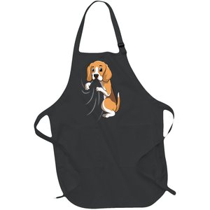 Beagle Dog Mom Women Full-Length Apron With Pockets