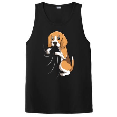 Beagle Dog Mom Women PosiCharge Competitor Tank